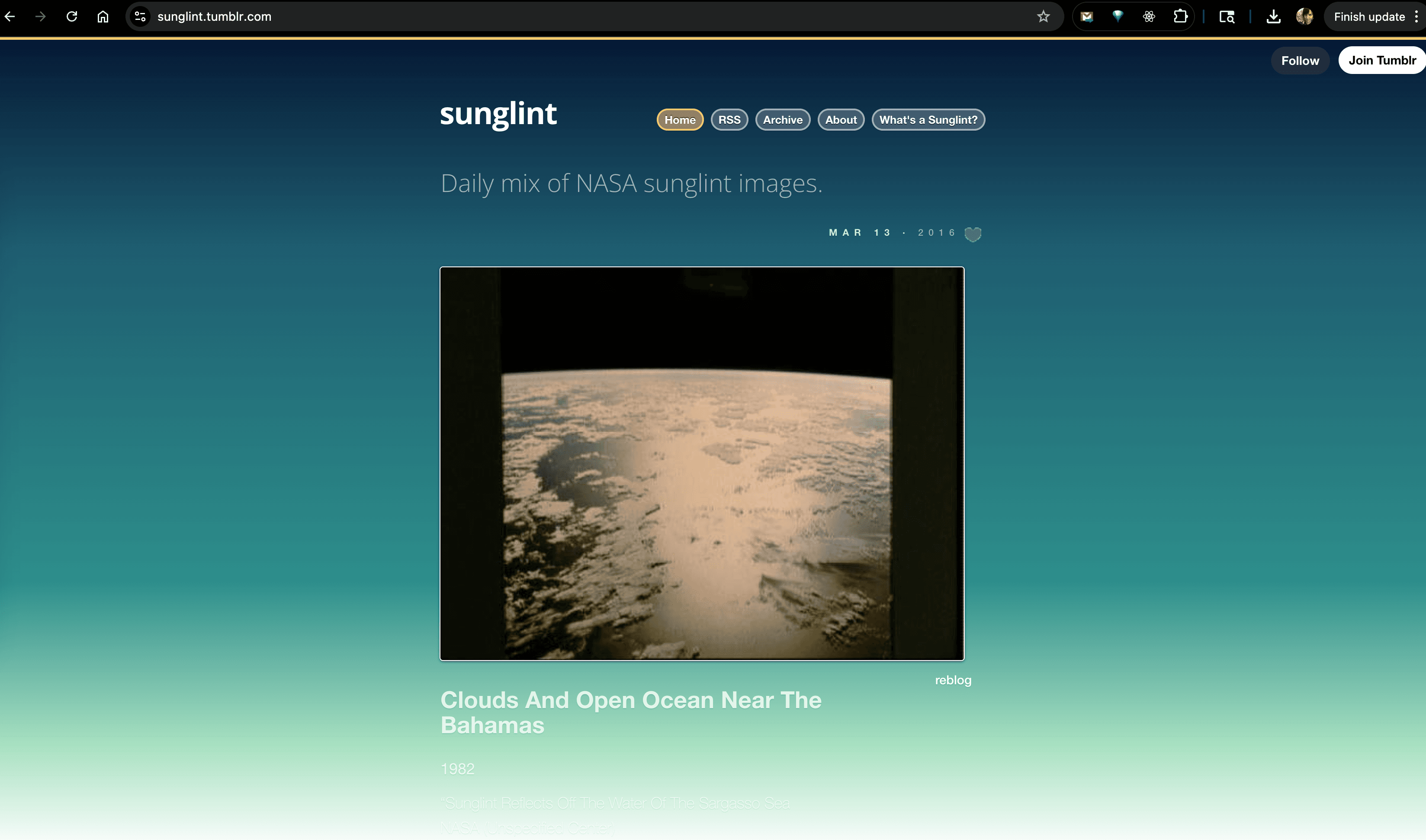 Sunglint tumblr bot